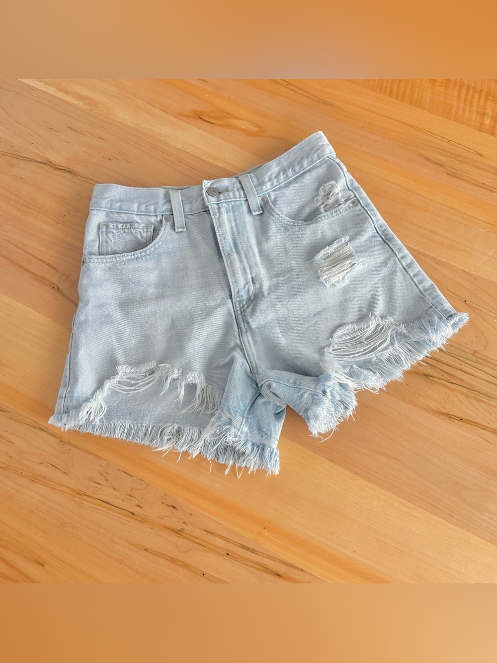 Levi’s light wash shorts